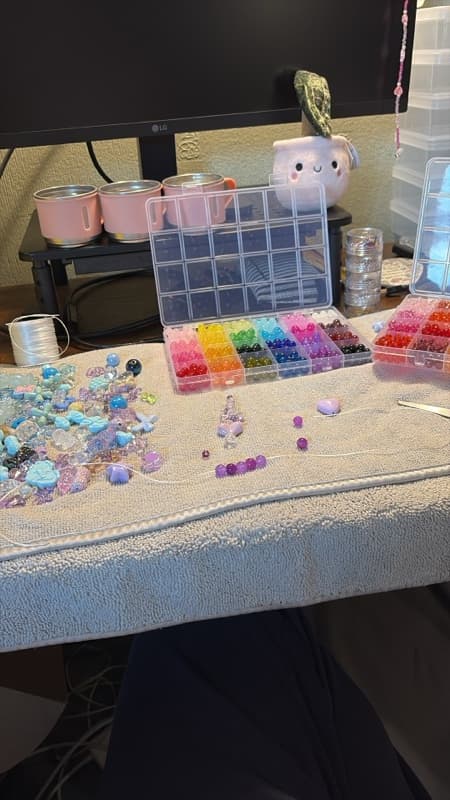 Beads and charms workspace