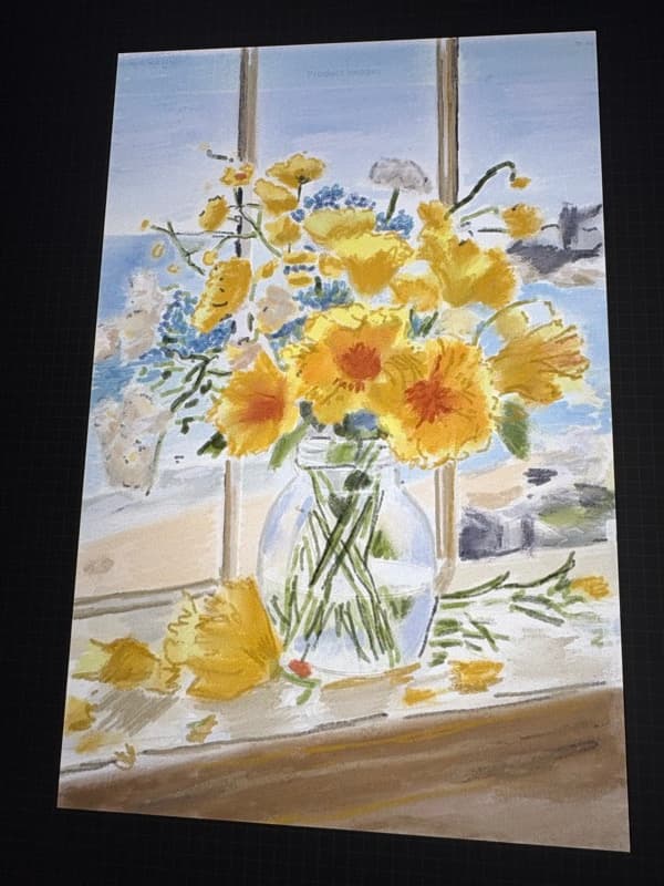 Daffodil watercolour painting